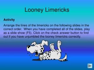 Looney Limericks