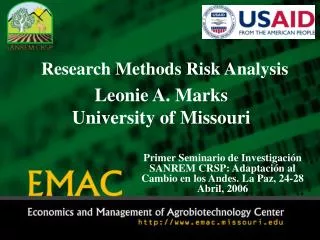 Leonie A. Marks University of Missouri