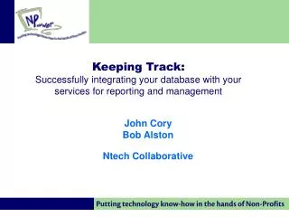 John Cory Bob Alston Ntech Collaborative