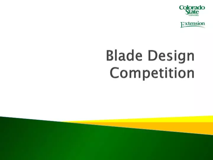 blade design competition