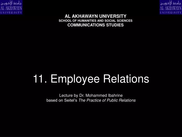11 employee relations
