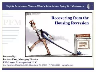 Recovering from the Housing Recession