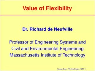 Value of Flexibility