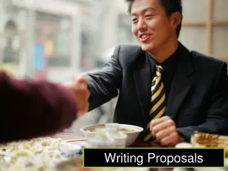 Writing Proposals