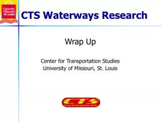 CTS Waterways Research