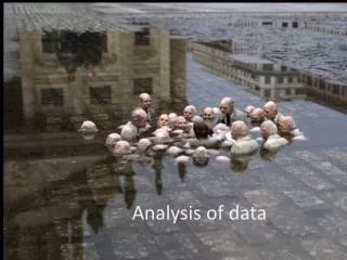 Analysis of data