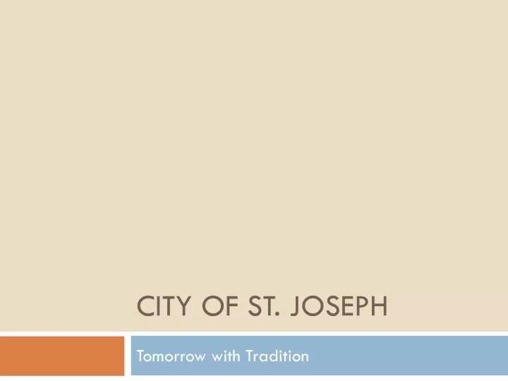 city of st joseph