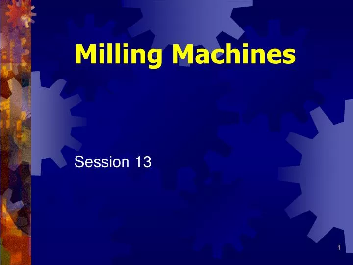 milling machines