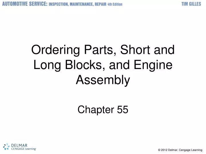 ordering parts short and long blocks and engine assembly