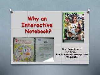 Why an Interactive Notebook?