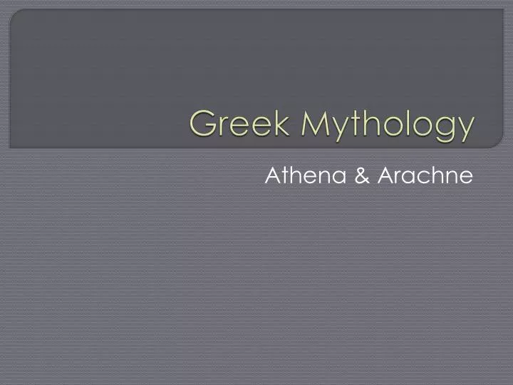 greek mythology