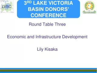 3 RD LAKE VICTORIA BASIN DONORS’ CONFERENCE