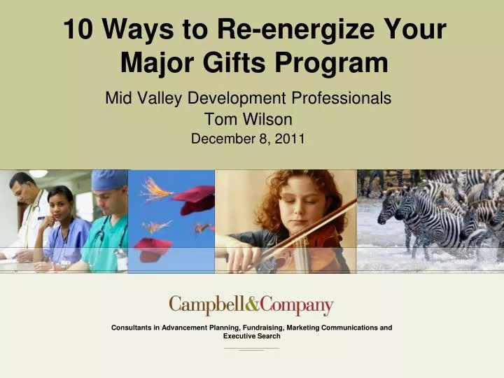 10 ways to re energize your major gifts program