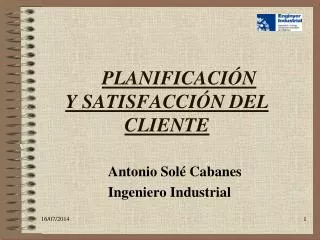 planificaci n y satisfacci n del cliente