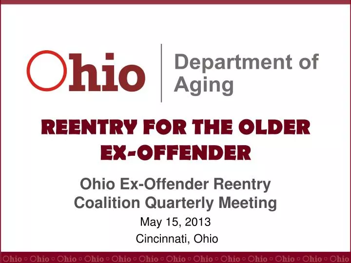 reentry for the older ex offender