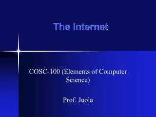 the internet
