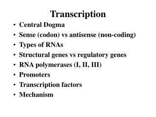 Transcription