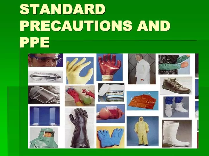 standard precautions and ppe