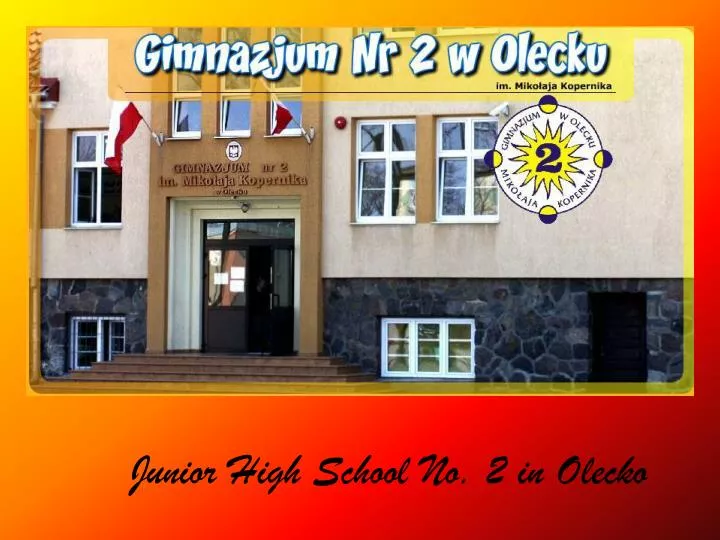 junior high school no 2 in olecko
