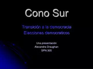 cono sur