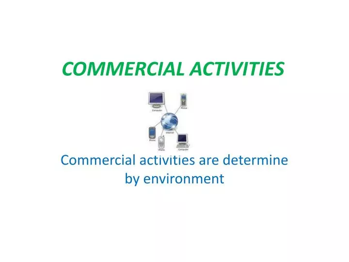 commercial activities