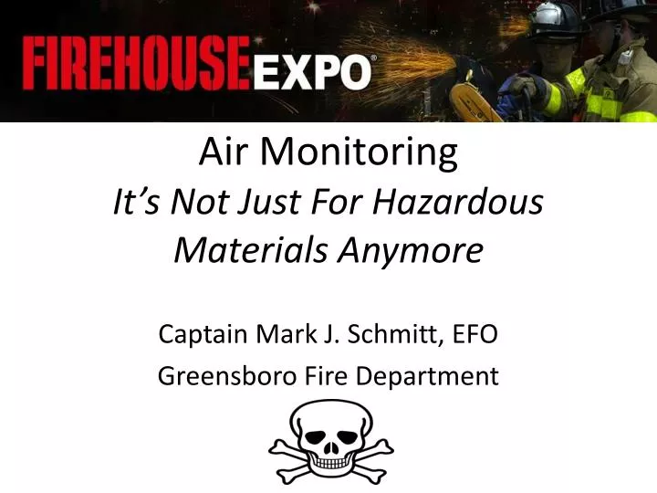 air monitoring it s not just for hazardous materials anymore
