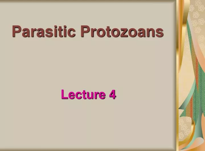 parasitic protozoans