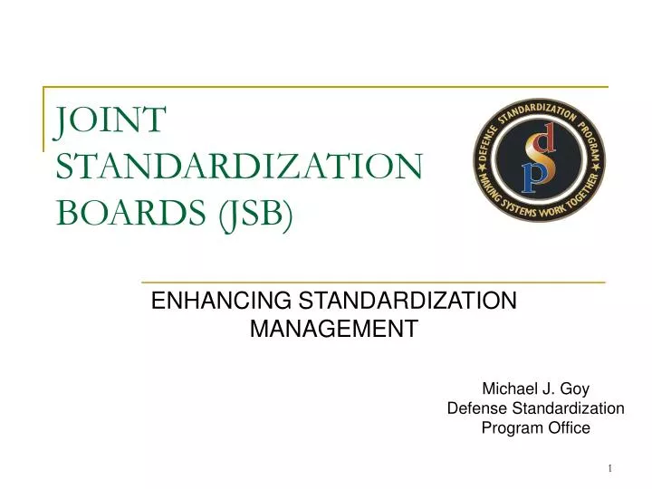 joint standardization boards jsb