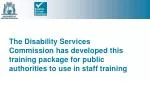 Access and Inclusion - slide 1