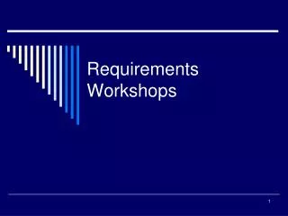 Requirements Workshops