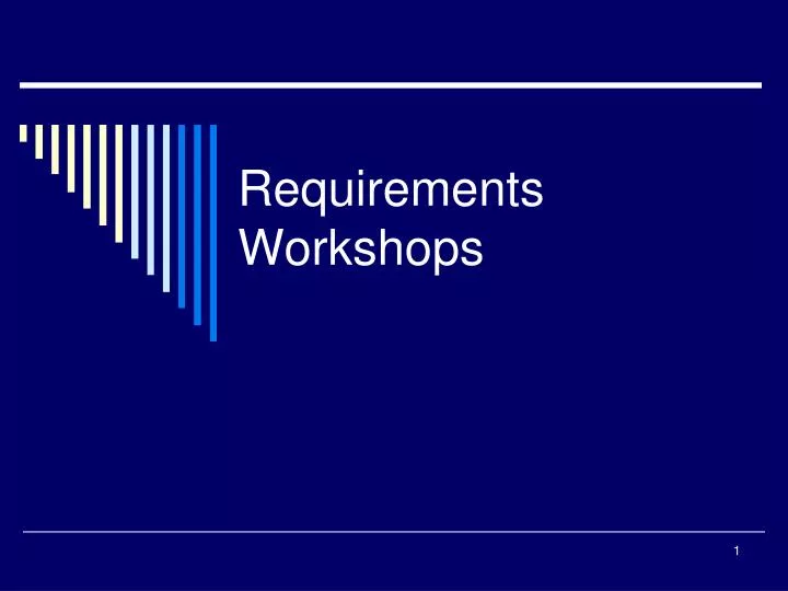 requirements workshops