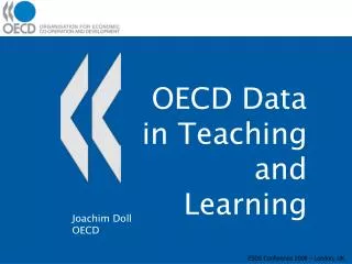 OECD Data in Teaching and Learning