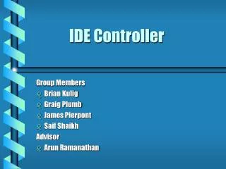 IDE Controller