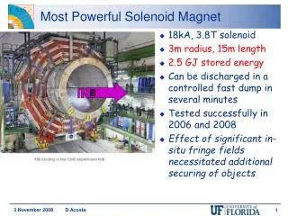 Most Powerful Solenoid Magnet