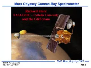Mars Odyssey Gamma-Ray Spectrometer