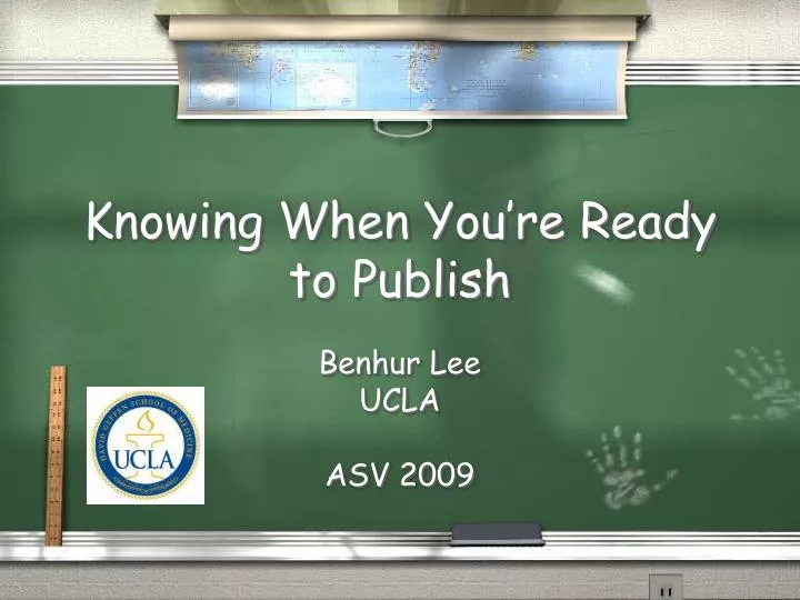 knowing when you re ready to publish