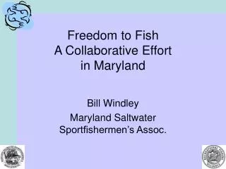 Freedom to Fish A Collaborative Effort in Maryland