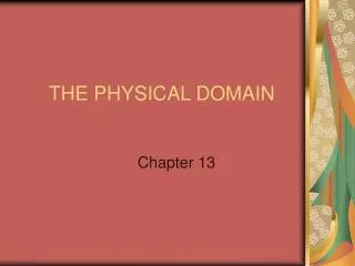 the physical domain