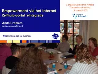 empowerment via het internet zelfhulp portal re ntegratie
