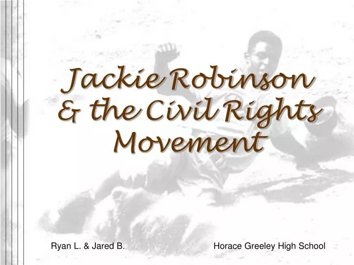 jackie robinson the civil rights movement