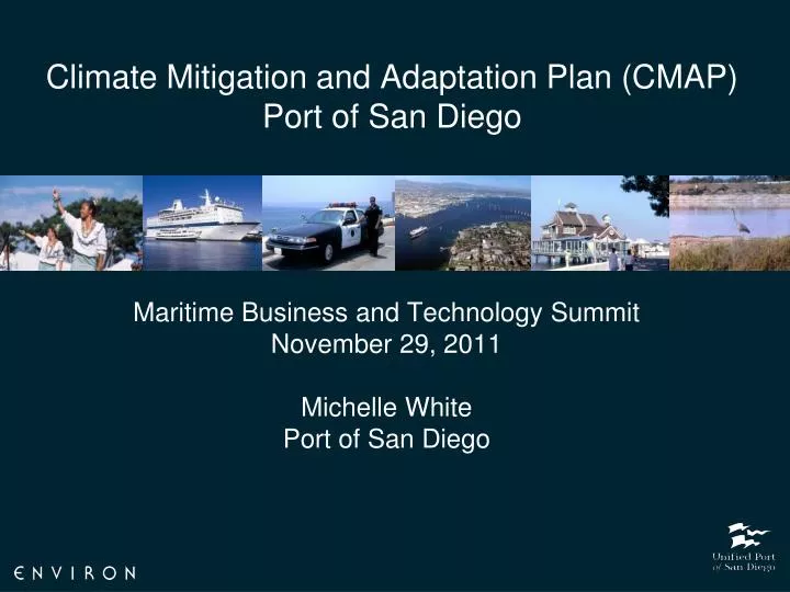 climate mitigation and adaptation plan cmap port of san diego