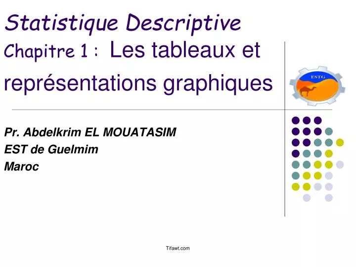 statistique descriptive chapitre 1 les tableaux et repr sentations graphiques