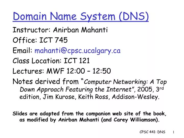 domain name system dns