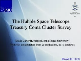 The Hubble Space Telescope Treasury Coma Cluster Survey