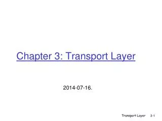 chapter 3 transport layer