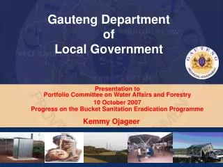 Gauteng Department of Local Government