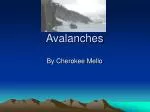 Avalanches - slide 1