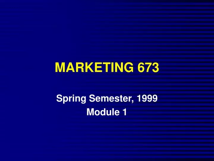 marketing 673