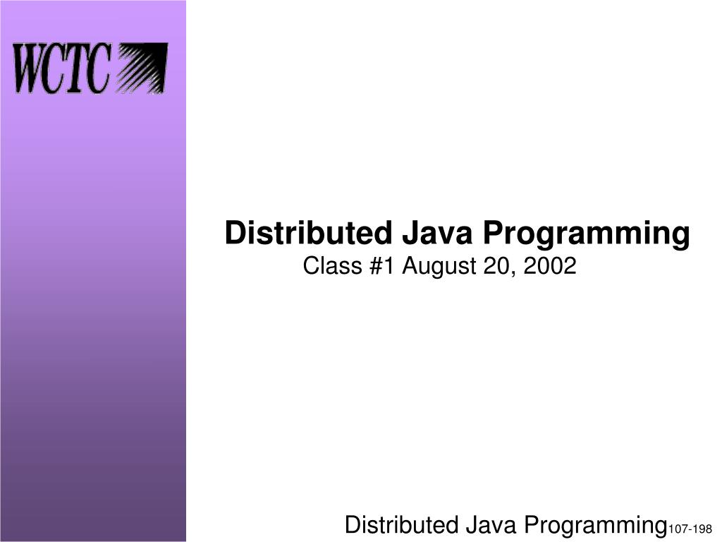 PPT - Distributed Java Programming PowerPoint Presentation, free ...