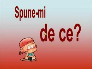 dit moi pourquoi